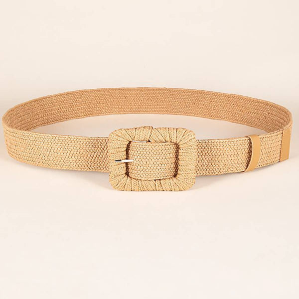 Woven Square Buckle Belt