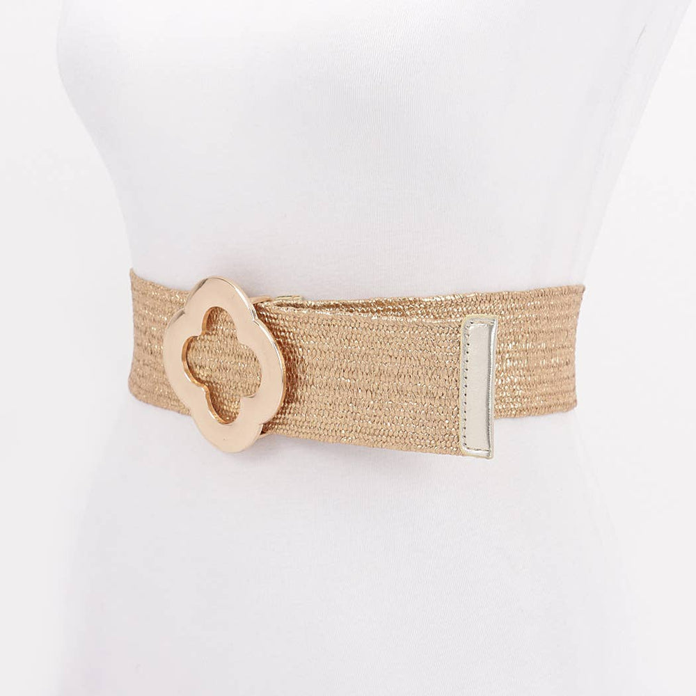 Metal Buckle Metallic Belt