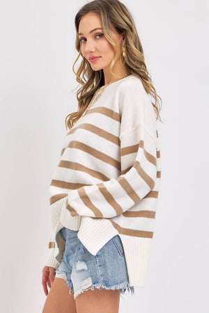 Striped Oversized Sweater
