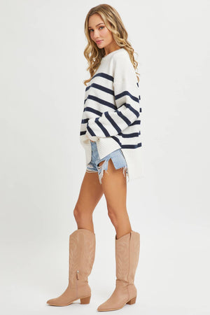 Striped Oversized Sweater