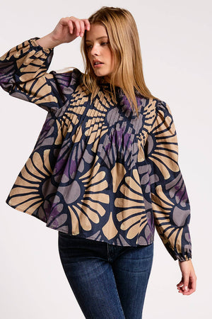 Vintage Botanica Long Sleeve Blouse