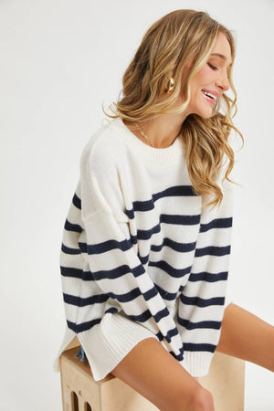 Striped Oversized Sweater