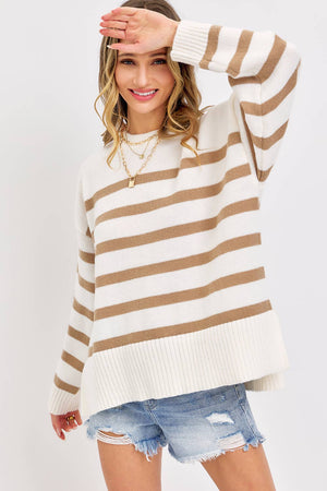 Striped Oversized Sweater