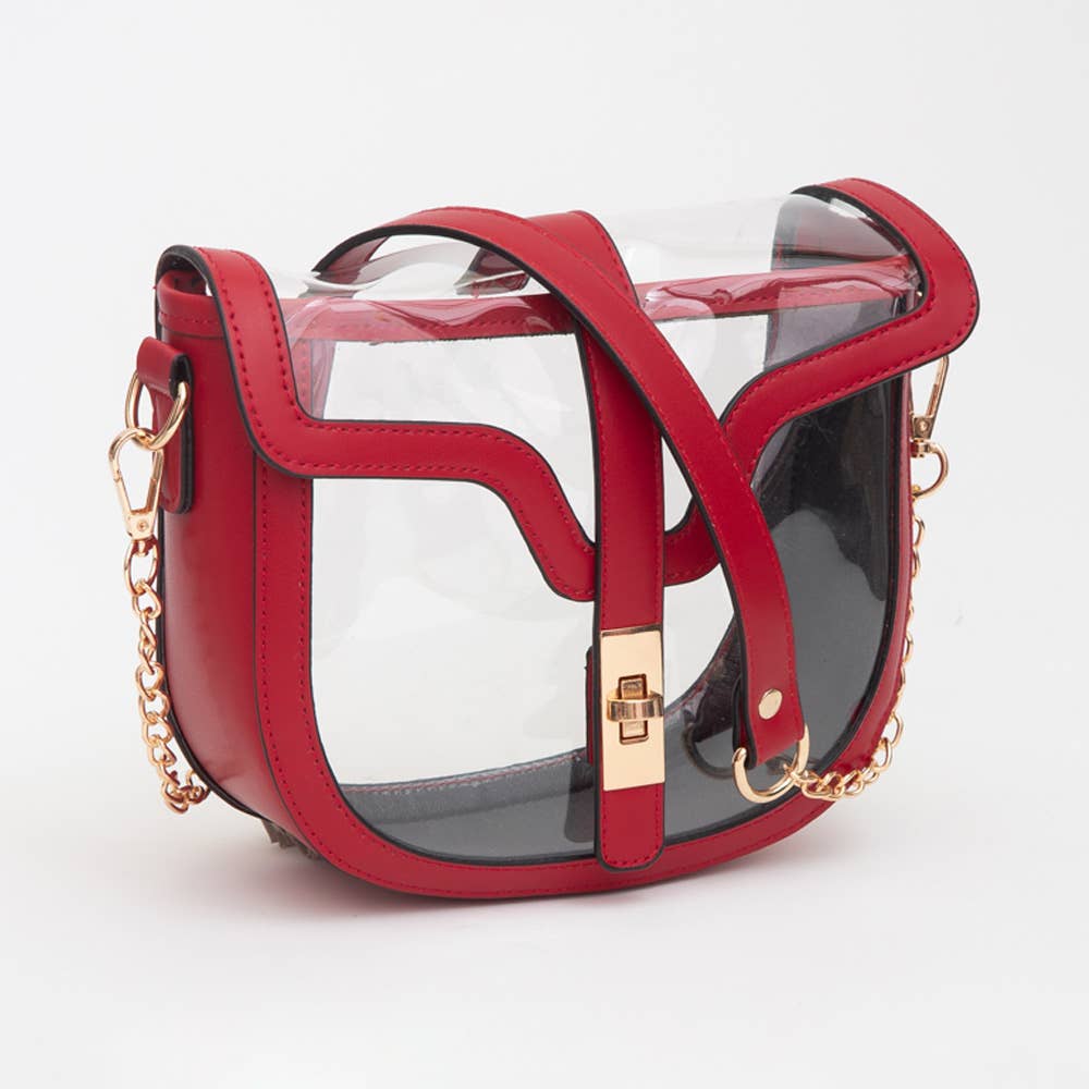 Game Day Transparent Saddle Bag