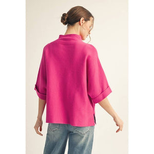 NEW Mock Neck Sweater Top