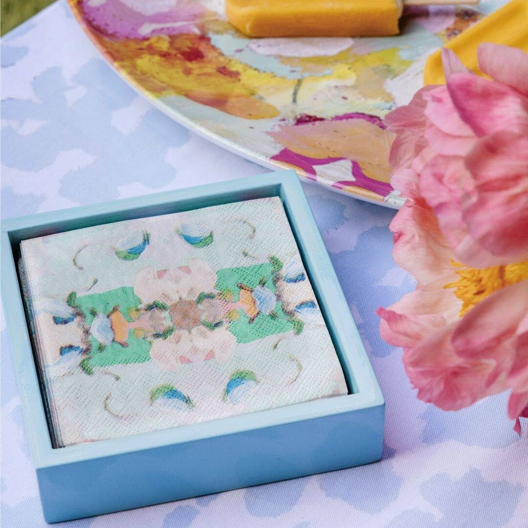 Laura Park Designs Monet's Garden Cocktail Napkins