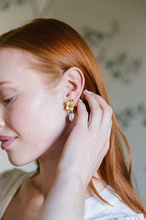 Cecile Pearl Earrings