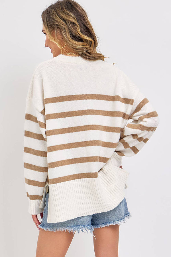 Striped Oversized Sweater