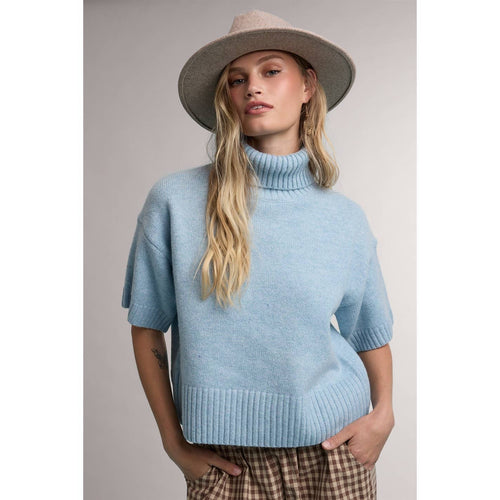 Short Sleeve Turtleneck