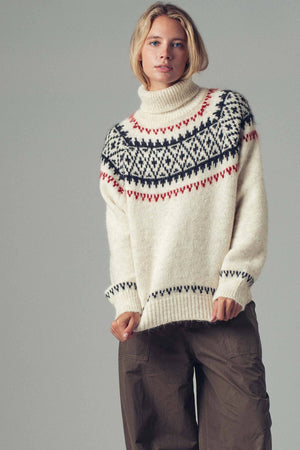 Nordic Fair Isle Knit Sweater