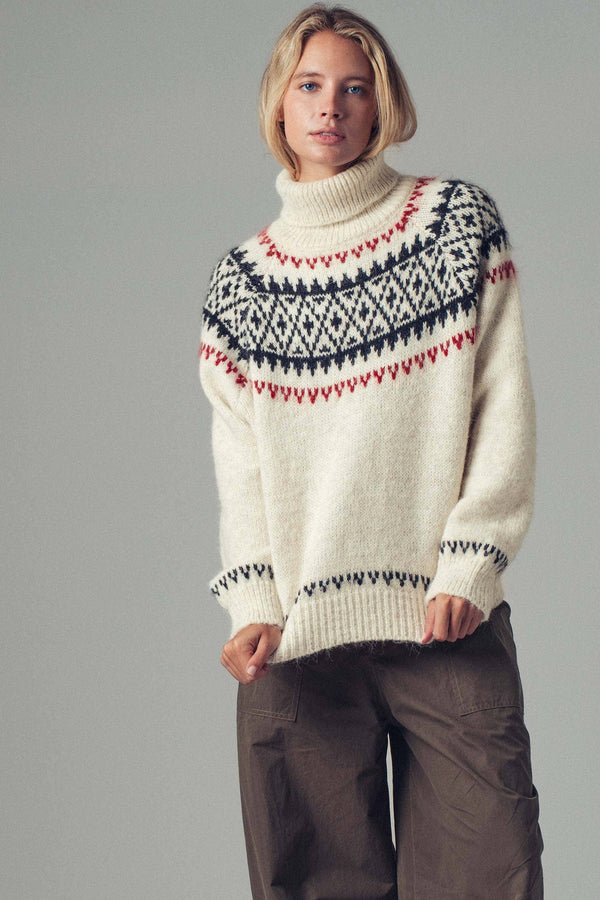 Nordic Fair Isle Knit Sweater