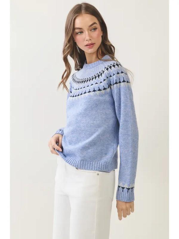 Northern Style Pattern Knit Sweater