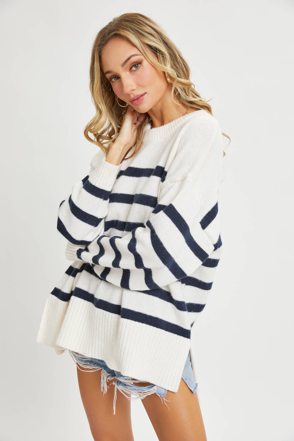 Striped Oversized Sweater