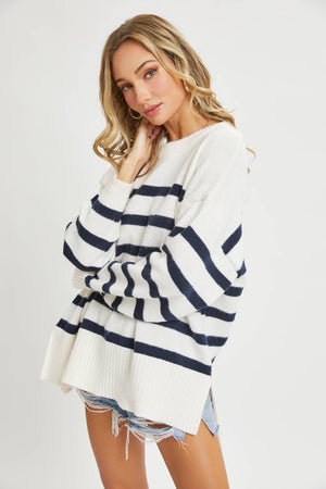 Striped Oversized Sweater