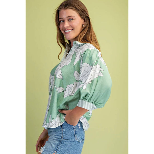 Floral Print Top