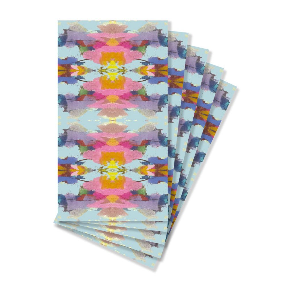 Antigua Smile Guest Towels with Hot Pink Enamel Holder
