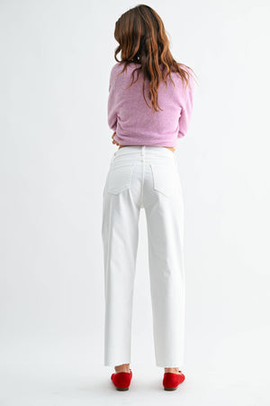 White Wide Leg Jeans