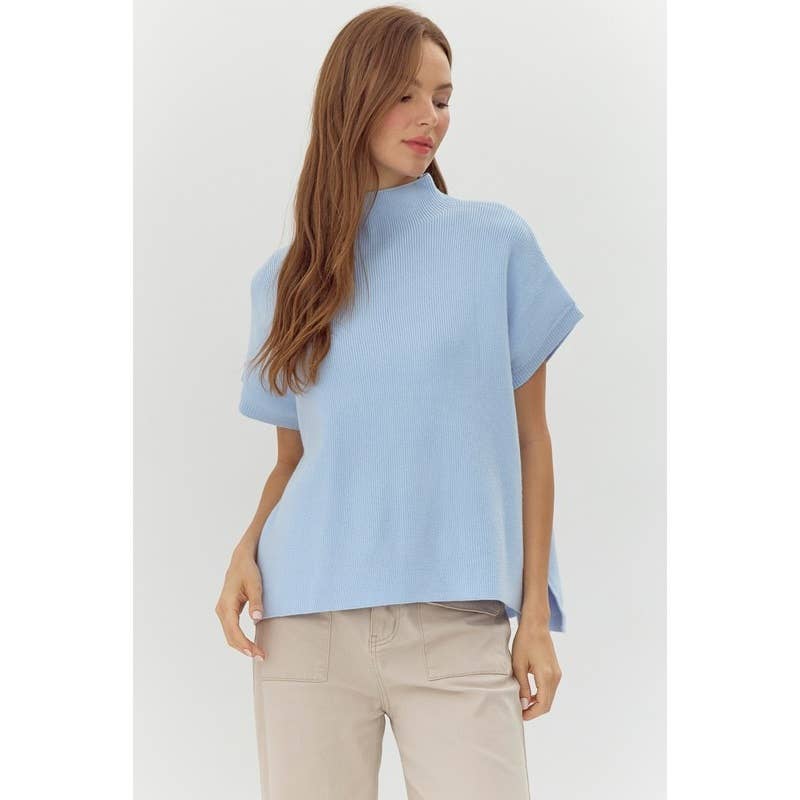 Drop Shoulder Sweater Top