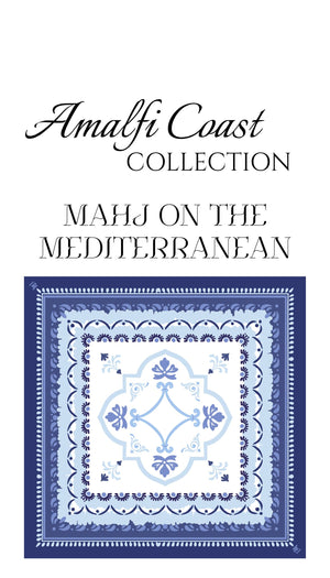 Amalfi Coast Mahjong Mat | Lemon Italy Mediterranean