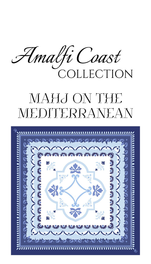Amalfi Coast Mahjong Mat | Lemon Italy Mediterranean