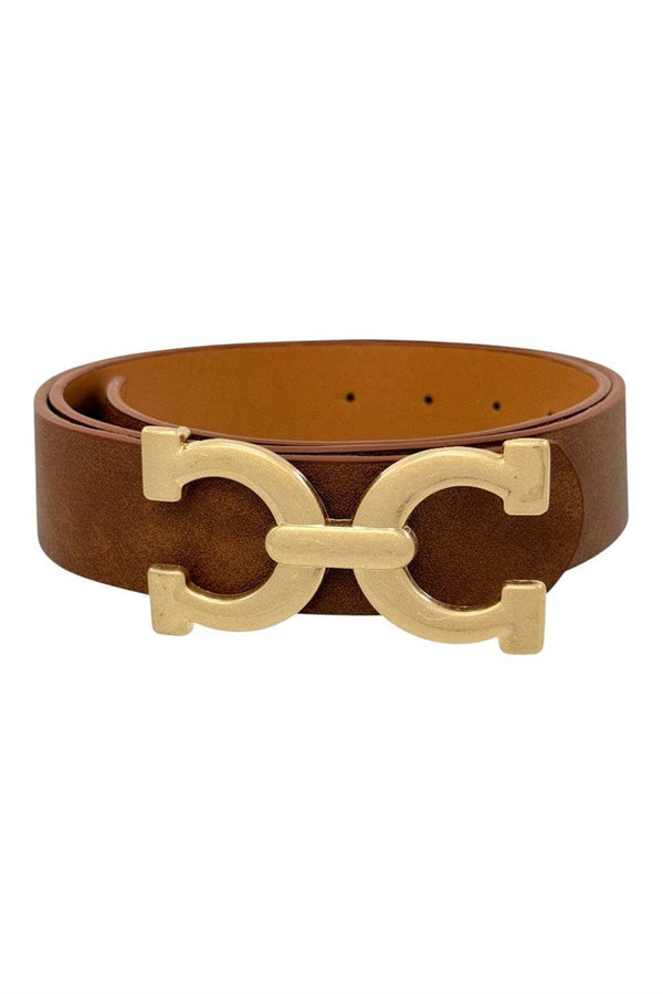 Interlocking C-Shaped Buckle Belt