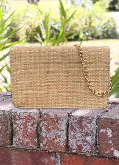 Bryn Clutch/Crossbody Natural