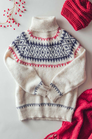 Nordic Fair Isle Knit Sweater