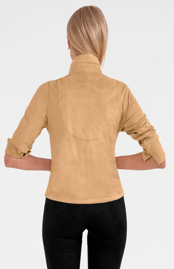 Twist & Shout Top - Ultra Suede