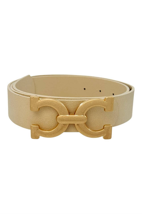 Interlocking C-Shaped Buckle Belt