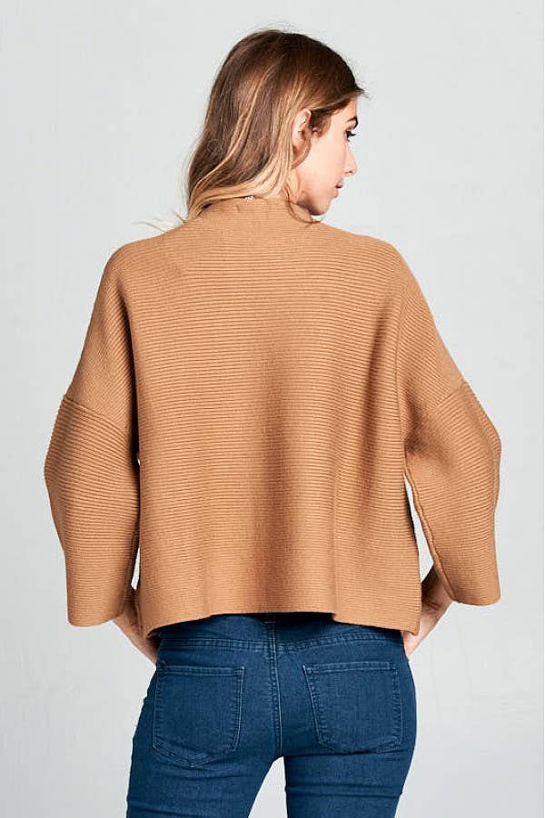 NOT YOUR CASUAL TOP CAMEL
