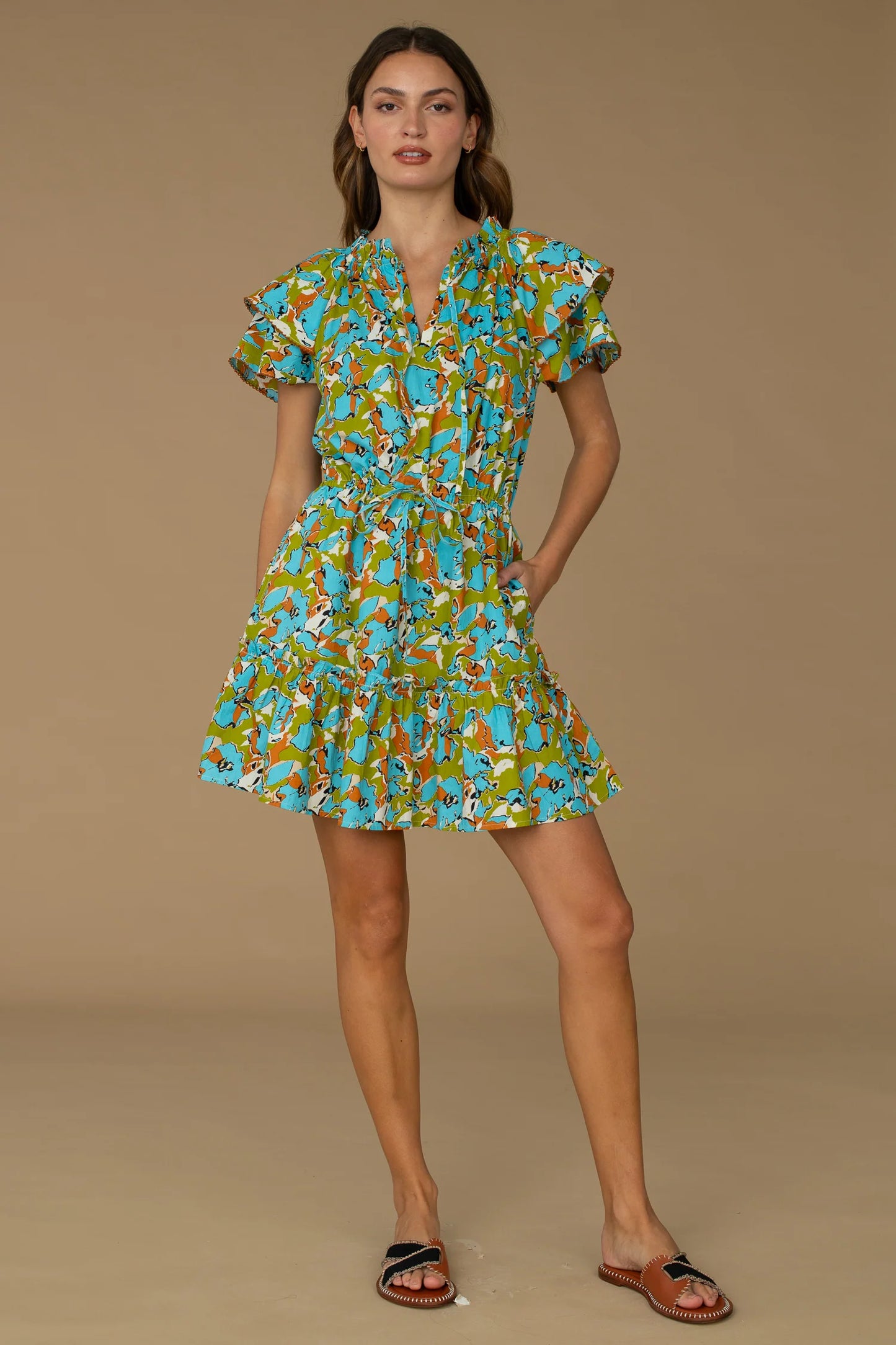 Tinsley Dress - Abstract