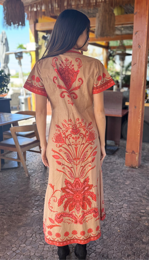CHELSEA SHIRTDRESS | BILTMORE TAN