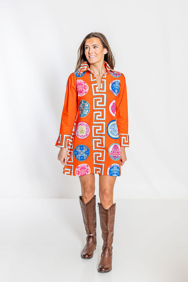 Greek Revival© Lana Shirt Dress Short