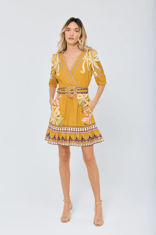Floral Printed Mini Dress