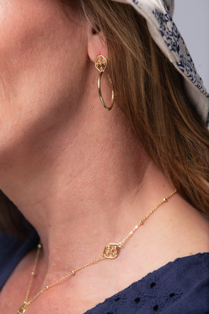 shield small oval hoops