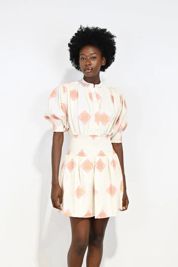 Cynthia Dress - Orchid Medallion