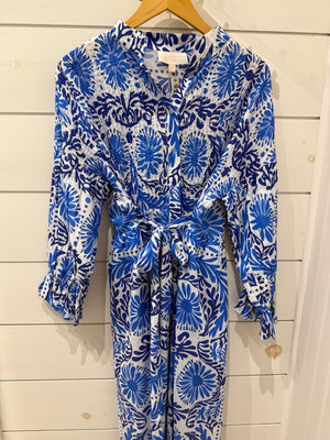 The One Size EveryBody Dress- Navy Jardin