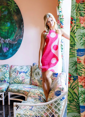 Pink Ying Yang Twiggy Dress