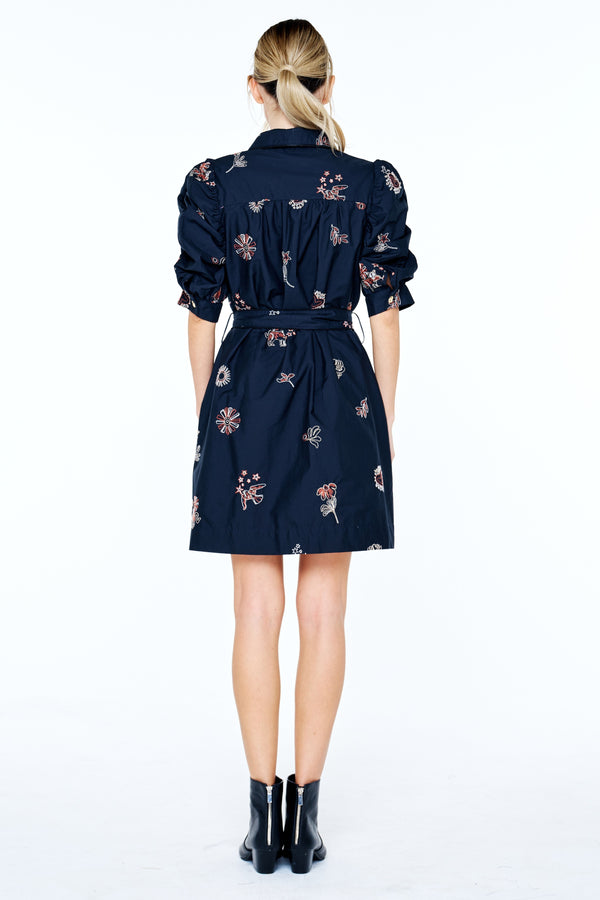 Scarlette EMB Puff Sleeve Mini Dress