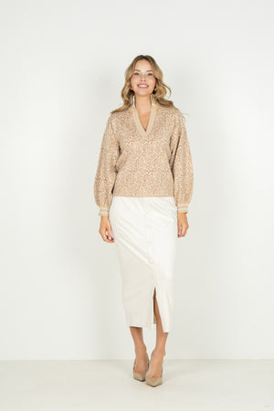Lolli Sweater - Mosaic Monogram