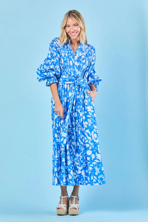 The One Size EveryBody Dress- Navy Jardin