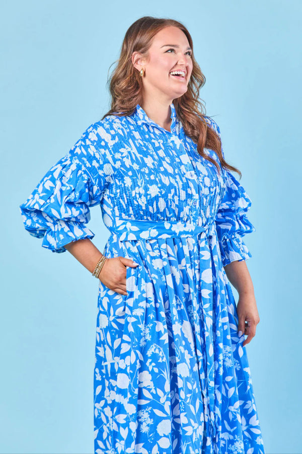 The One Size EveryBody Dress- Navy Jardin