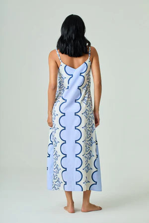 Patrica Dress- Blue Multi