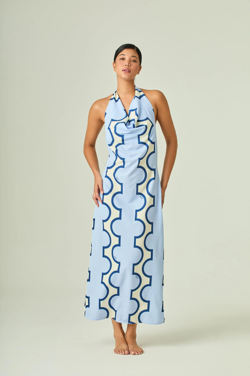 Nana Dress- Blue Multi