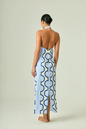 Nana Dress- Blue Multi