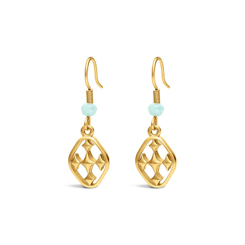 small beaded dangle earring