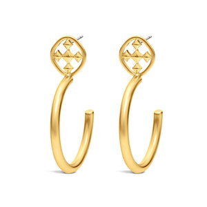 matte shield hoops