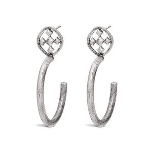matte shield hoops