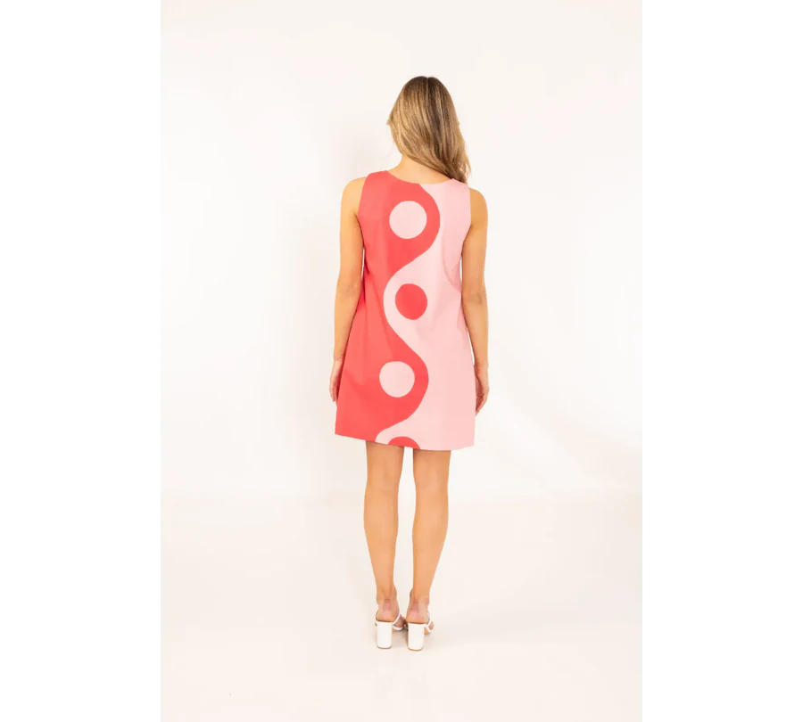 Pink Ying Yang Twiggy Dress