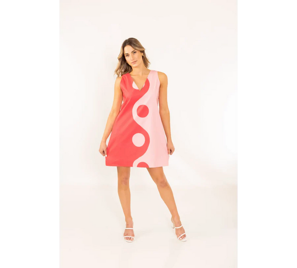 Pink Ying Yang Twiggy Dress